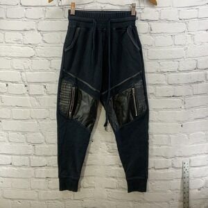 Zeal Company Pants Black Sz XS Jogger Unleash‎ The Beat Monsters